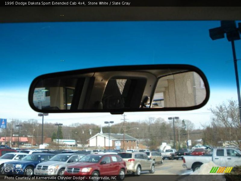 Stone White / Slate Gray 1996 Dodge Dakota Sport Extended Cab 4x4