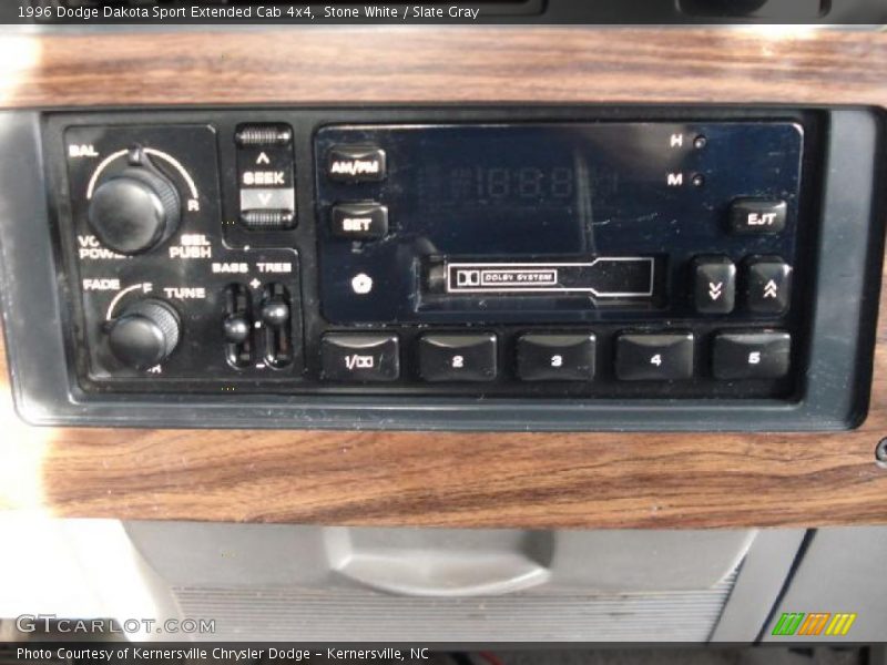 Stone White / Slate Gray 1996 Dodge Dakota Sport Extended Cab 4x4