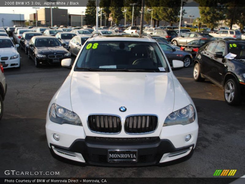 Alpine White / Black 2008 BMW X5 3.0si