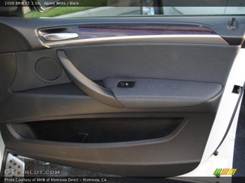 Alpine White / Black 2008 BMW X5 3.0si