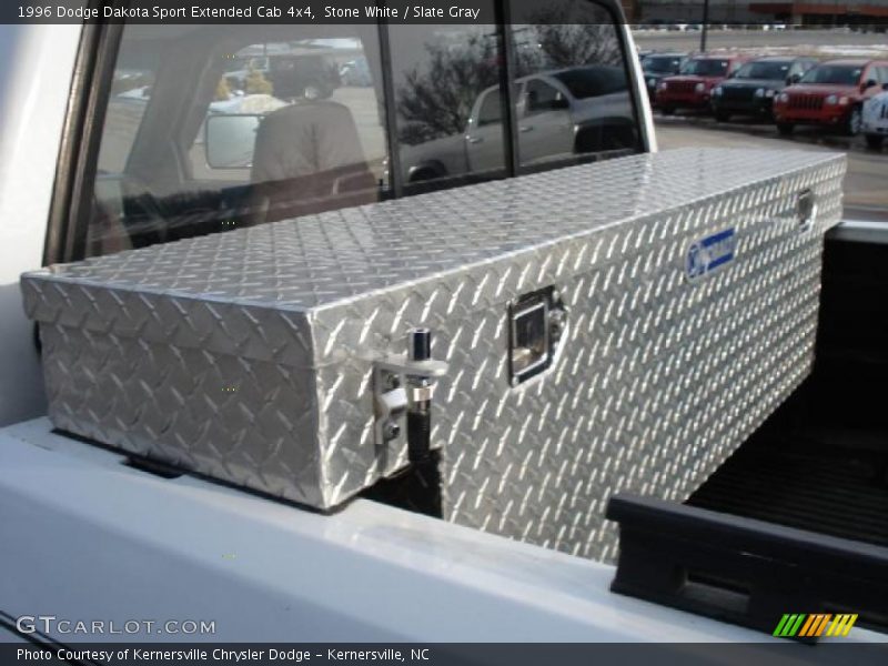 Stone White / Slate Gray 1996 Dodge Dakota Sport Extended Cab 4x4