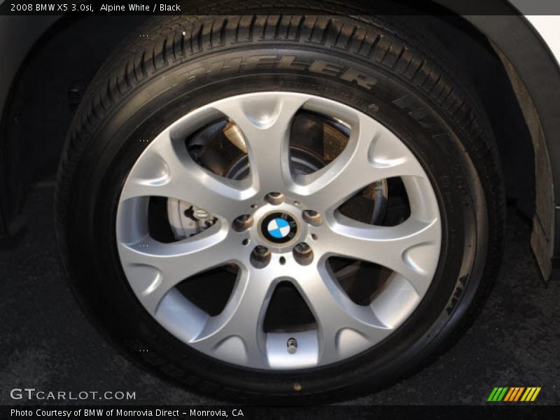 Alpine White / Black 2008 BMW X5 3.0si