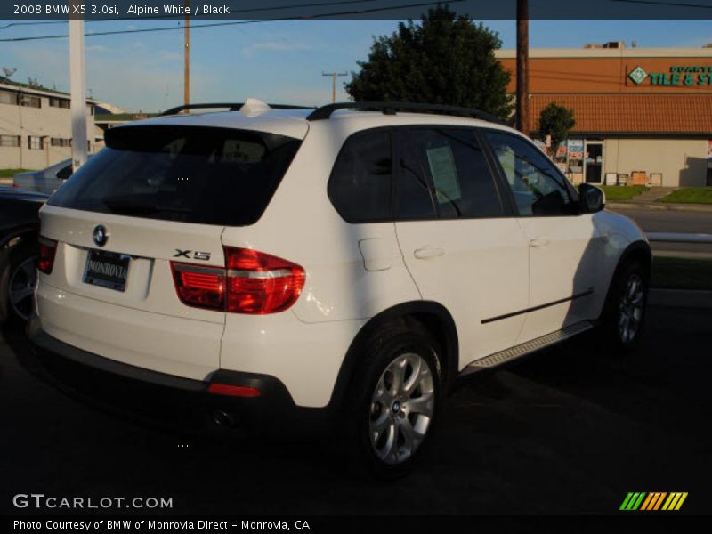 Alpine White / Black 2008 BMW X5 3.0si