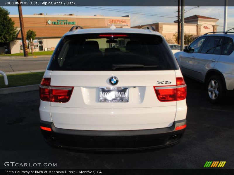 Alpine White / Black 2008 BMW X5 3.0si