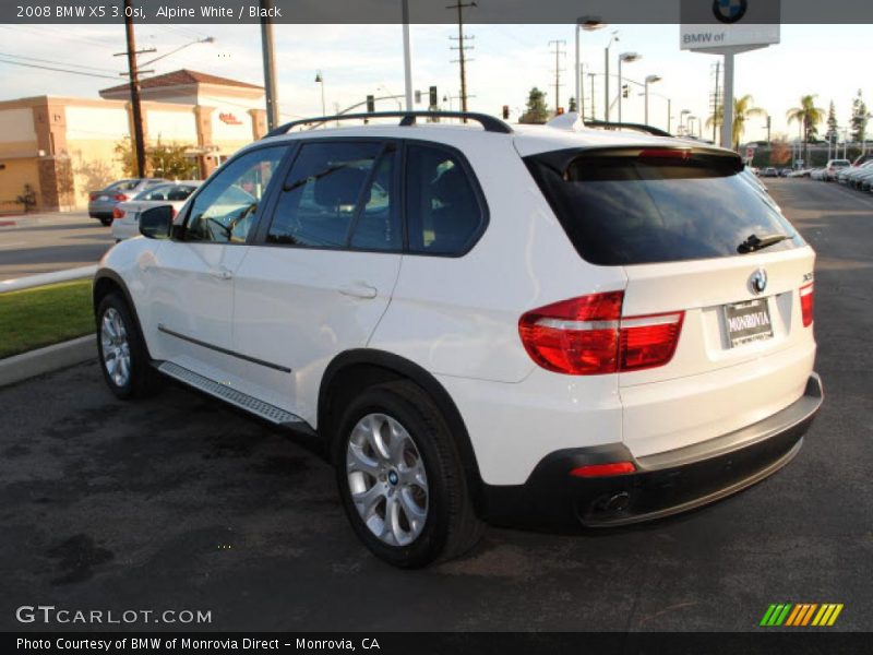 Alpine White / Black 2008 BMW X5 3.0si