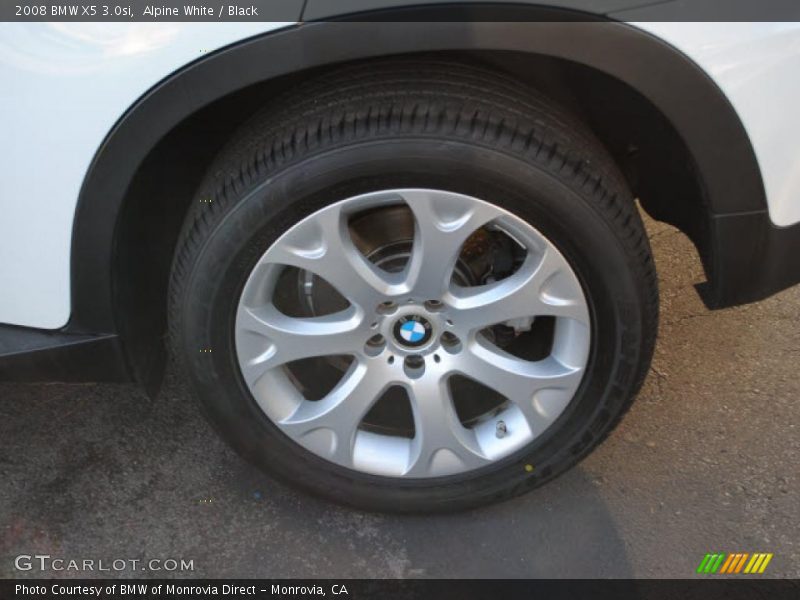 Alpine White / Black 2008 BMW X5 3.0si