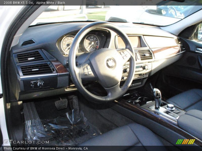 Alpine White / Black 2008 BMW X5 3.0si