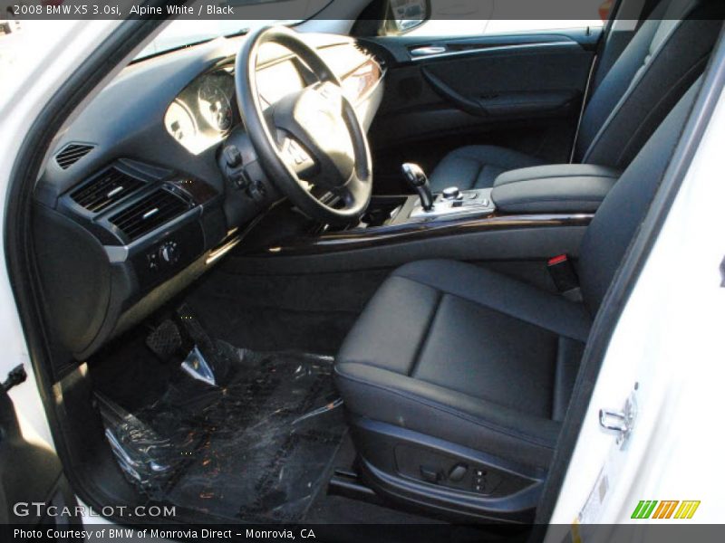 Alpine White / Black 2008 BMW X5 3.0si