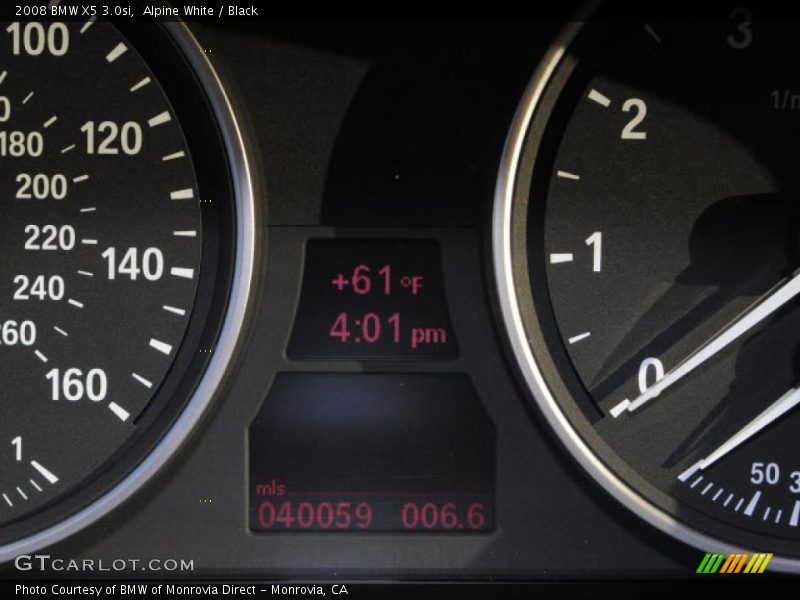 Alpine White / Black 2008 BMW X5 3.0si