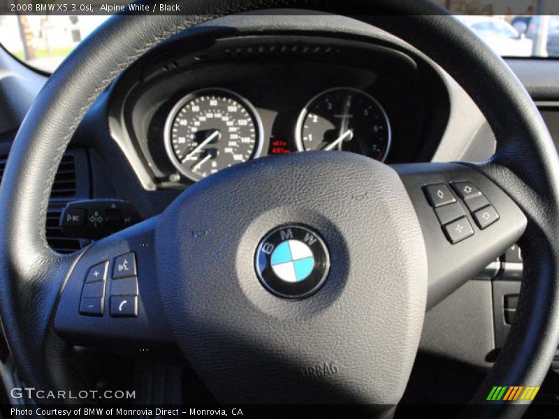 Alpine White / Black 2008 BMW X5 3.0si