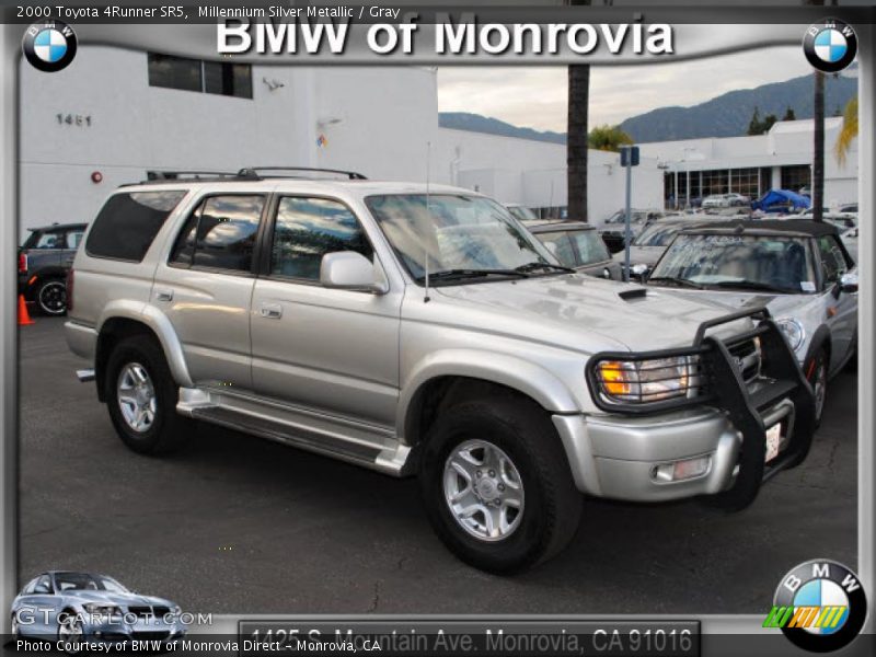 Millennium Silver Metallic / Gray 2000 Toyota 4Runner SR5