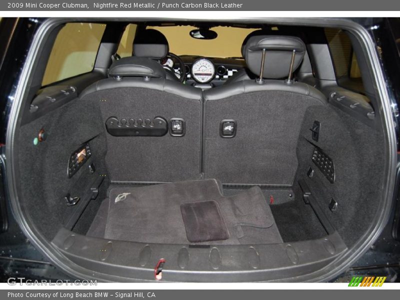 Nightfire Red Metallic / Punch Carbon Black Leather 2009 Mini Cooper Clubman