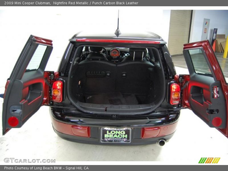 Nightfire Red Metallic / Punch Carbon Black Leather 2009 Mini Cooper Clubman