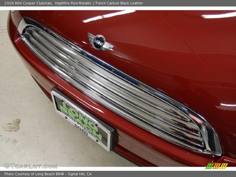 Nightfire Red Metallic / Punch Carbon Black Leather 2009 Mini Cooper Clubman