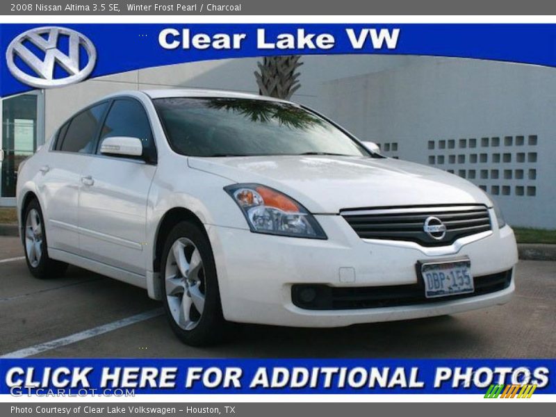 Winter Frost Pearl / Charcoal 2008 Nissan Altima 3.5 SE