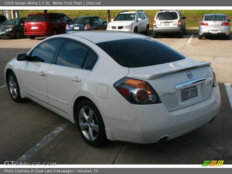 Winter Frost Pearl / Charcoal 2008 Nissan Altima 3.5 SE