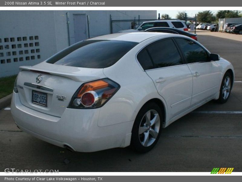 Winter Frost Pearl / Charcoal 2008 Nissan Altima 3.5 SE