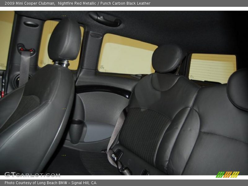 Nightfire Red Metallic / Punch Carbon Black Leather 2009 Mini Cooper Clubman