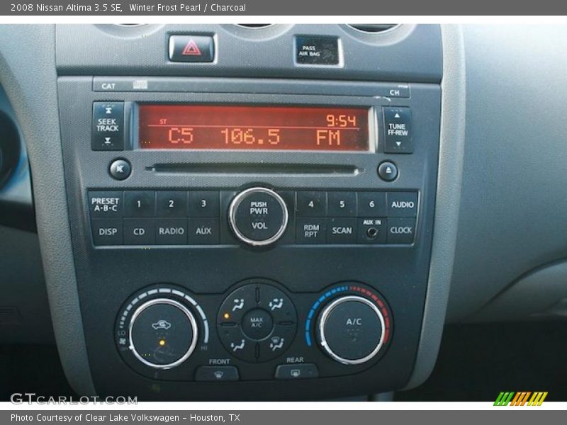 Winter Frost Pearl / Charcoal 2008 Nissan Altima 3.5 SE