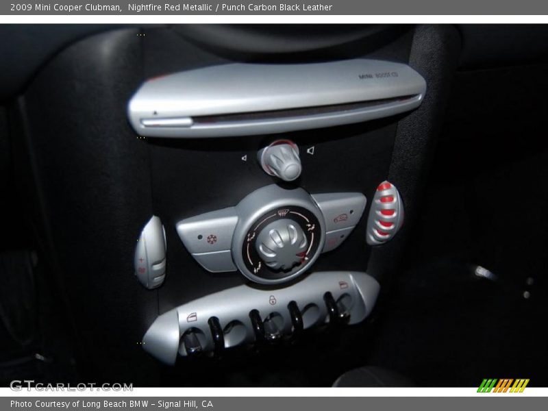 Nightfire Red Metallic / Punch Carbon Black Leather 2009 Mini Cooper Clubman