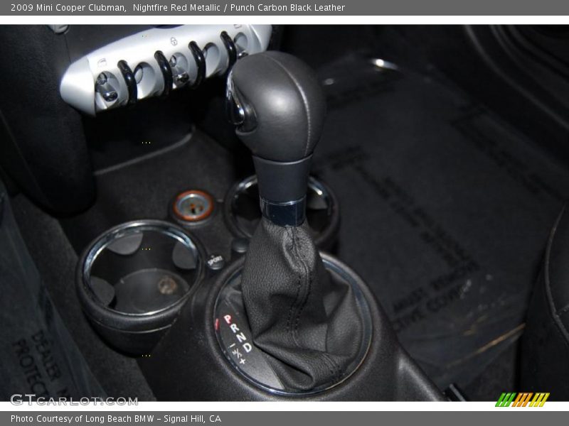 Nightfire Red Metallic / Punch Carbon Black Leather 2009 Mini Cooper Clubman