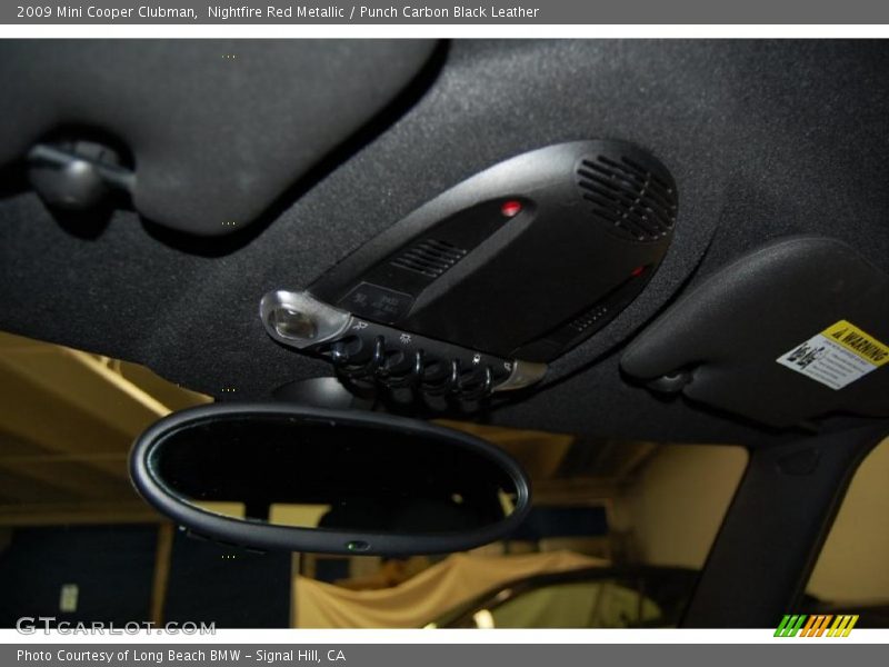 Nightfire Red Metallic / Punch Carbon Black Leather 2009 Mini Cooper Clubman