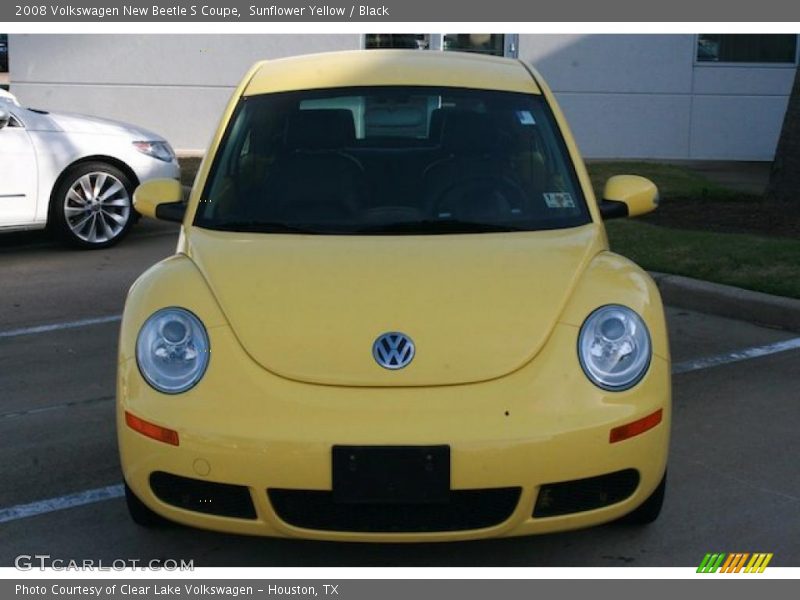 Sunflower Yellow / Black 2008 Volkswagen New Beetle S Coupe