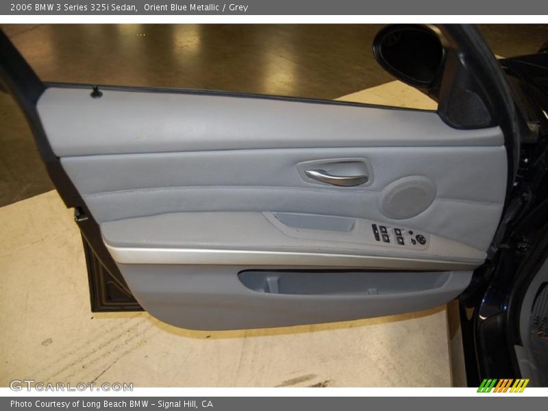 Orient Blue Metallic / Grey 2006 BMW 3 Series 325i Sedan