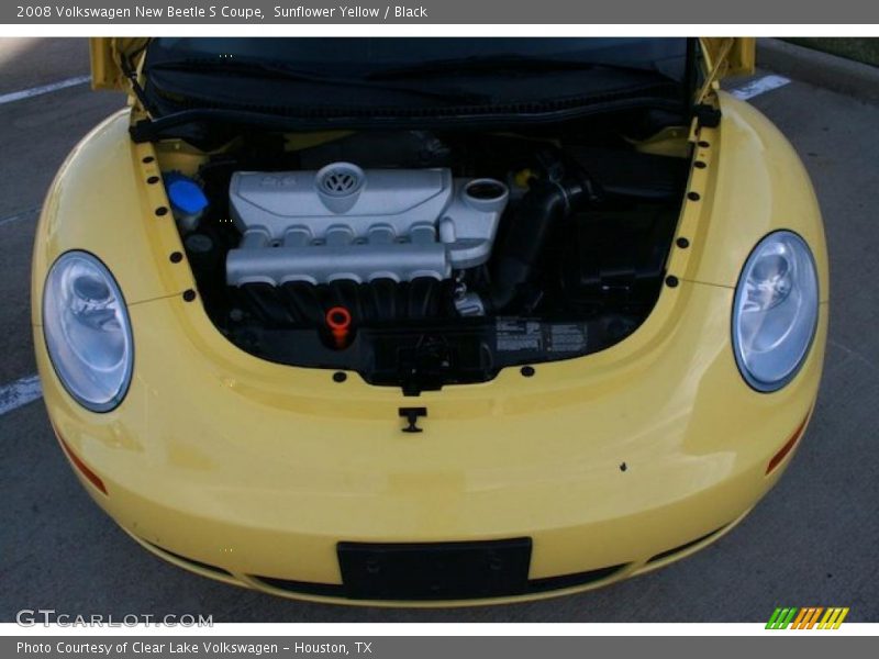 Sunflower Yellow / Black 2008 Volkswagen New Beetle S Coupe