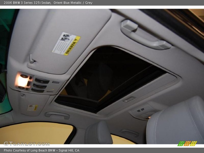 Orient Blue Metallic / Grey 2006 BMW 3 Series 325i Sedan