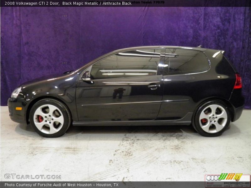 Black Magic Metallic / Anthracite Black 2008 Volkswagen GTI 2 Door