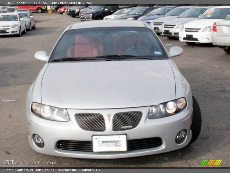 Quicksilver Metallic / Red 2004 Pontiac GTO Coupe