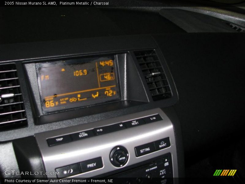 Platinum Metallic / Charcoal 2005 Nissan Murano SL AWD