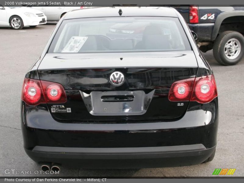 Black / Art Grey 2008 Volkswagen Jetta S Sedan