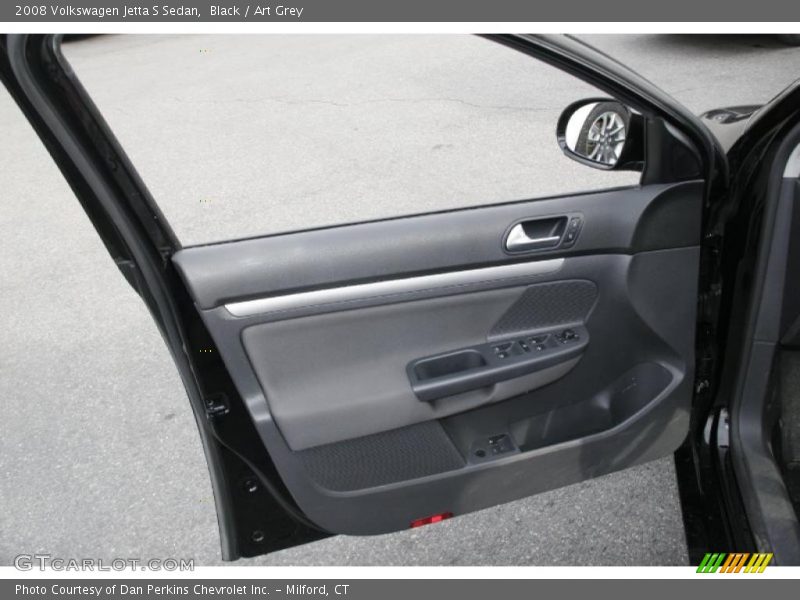 Black / Art Grey 2008 Volkswagen Jetta S Sedan