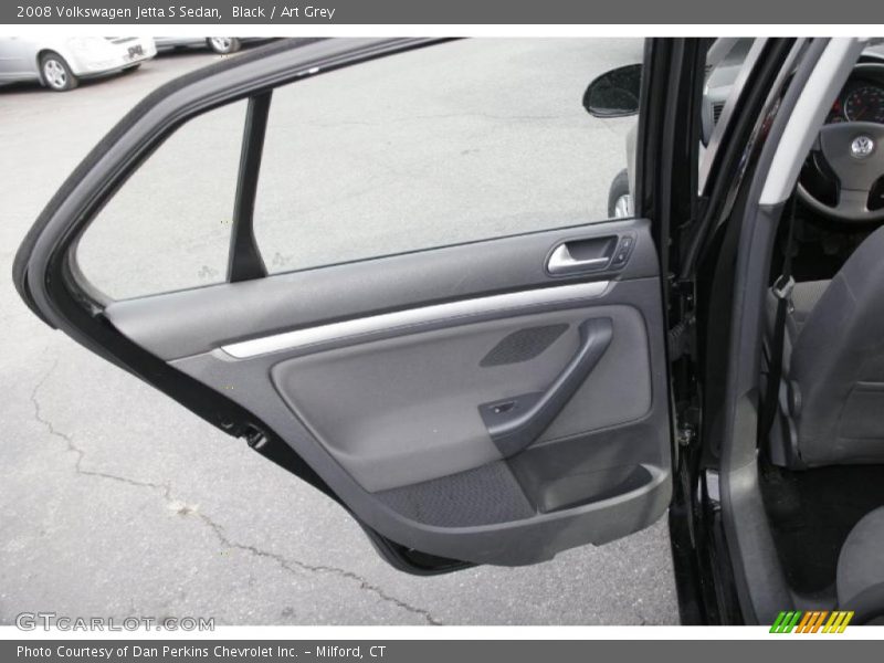 Black / Art Grey 2008 Volkswagen Jetta S Sedan