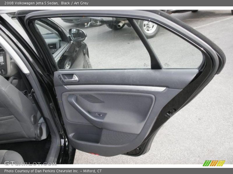 Black / Art Grey 2008 Volkswagen Jetta S Sedan