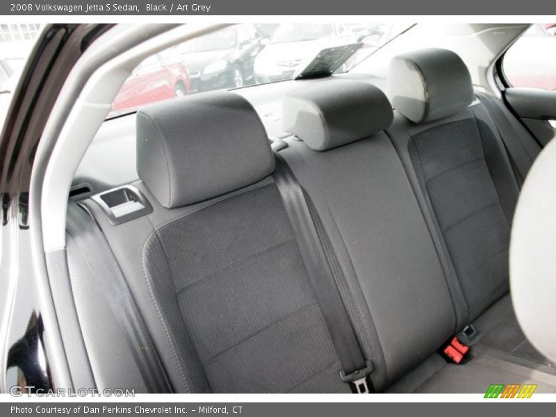 Black / Art Grey 2008 Volkswagen Jetta S Sedan