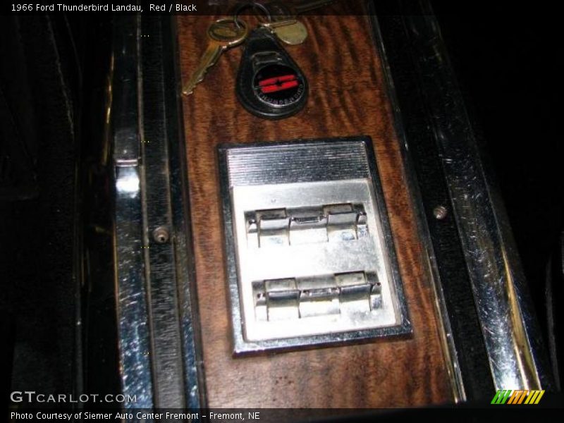 Controls of 1966 Thunderbird Landau