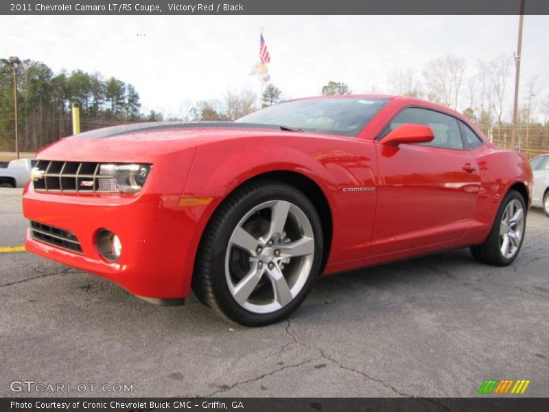 Victory Red / Black 2011 Chevrolet Camaro LT/RS Coupe