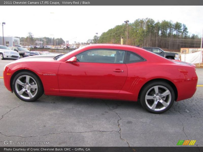 Victory Red / Black 2011 Chevrolet Camaro LT/RS Coupe