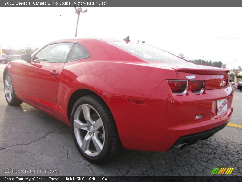 Victory Red / Black 2011 Chevrolet Camaro LT/RS Coupe