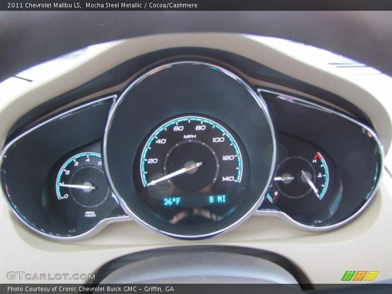 Mocha Steel Metallic / Cocoa/Cashmere 2011 Chevrolet Malibu LS