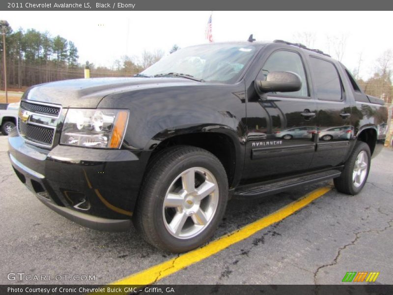 Black / Ebony 2011 Chevrolet Avalanche LS