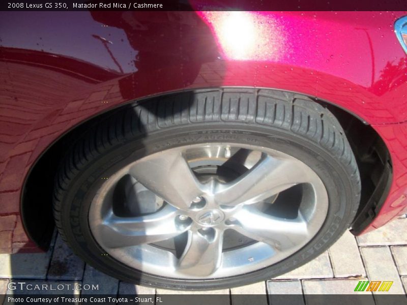 Matador Red Mica / Cashmere 2008 Lexus GS 350