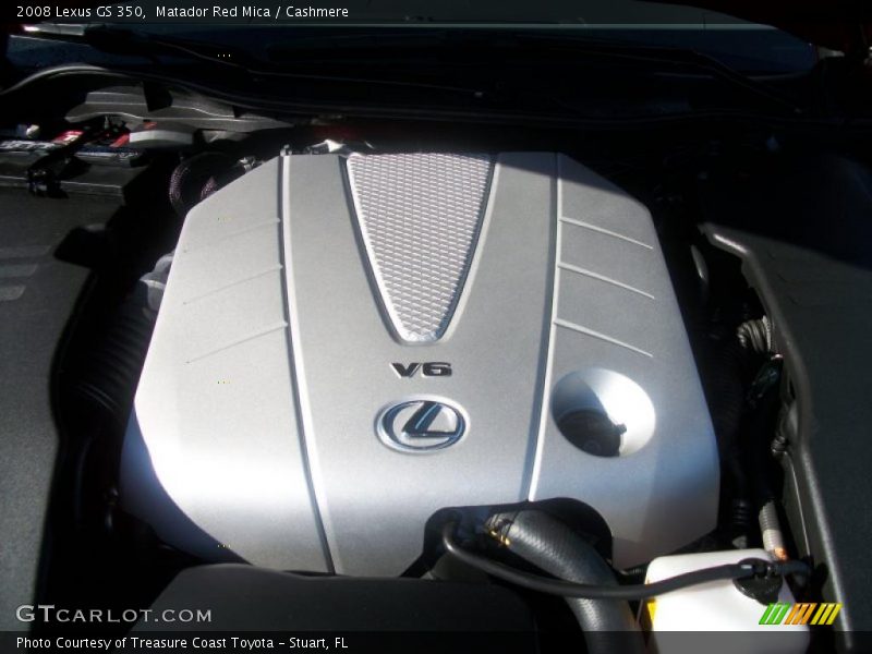 Matador Red Mica / Cashmere 2008 Lexus GS 350