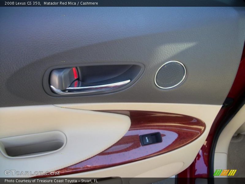 Matador Red Mica / Cashmere 2008 Lexus GS 350