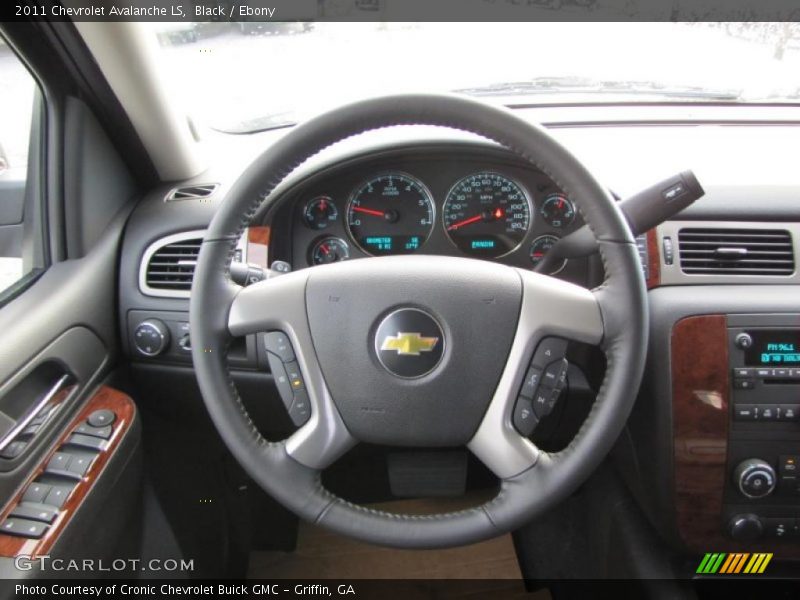 Black / Ebony 2011 Chevrolet Avalanche LS