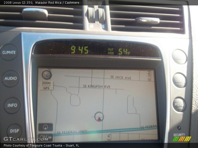 Matador Red Mica / Cashmere 2008 Lexus GS 350