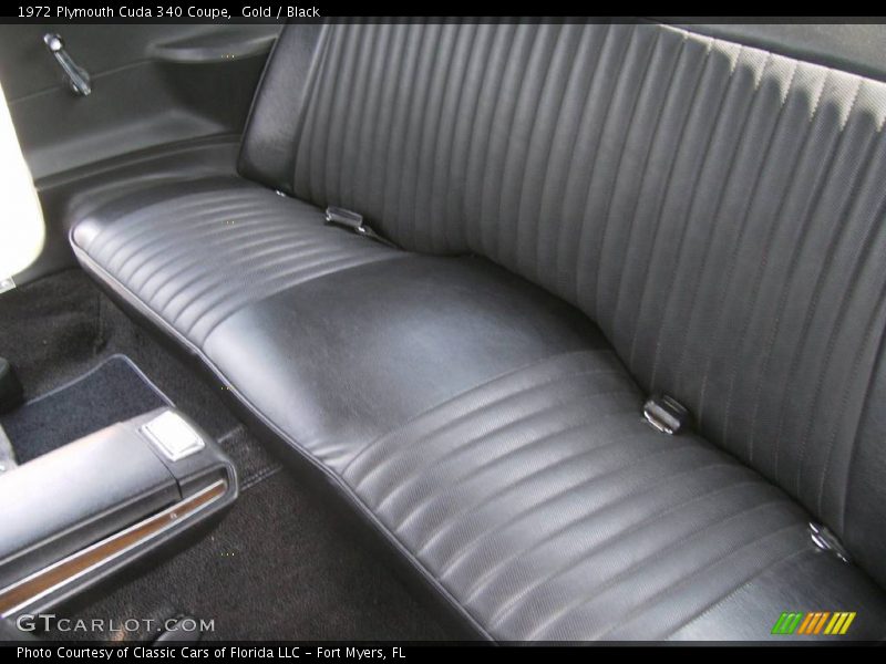  1972 Cuda 340 Coupe Black Interior